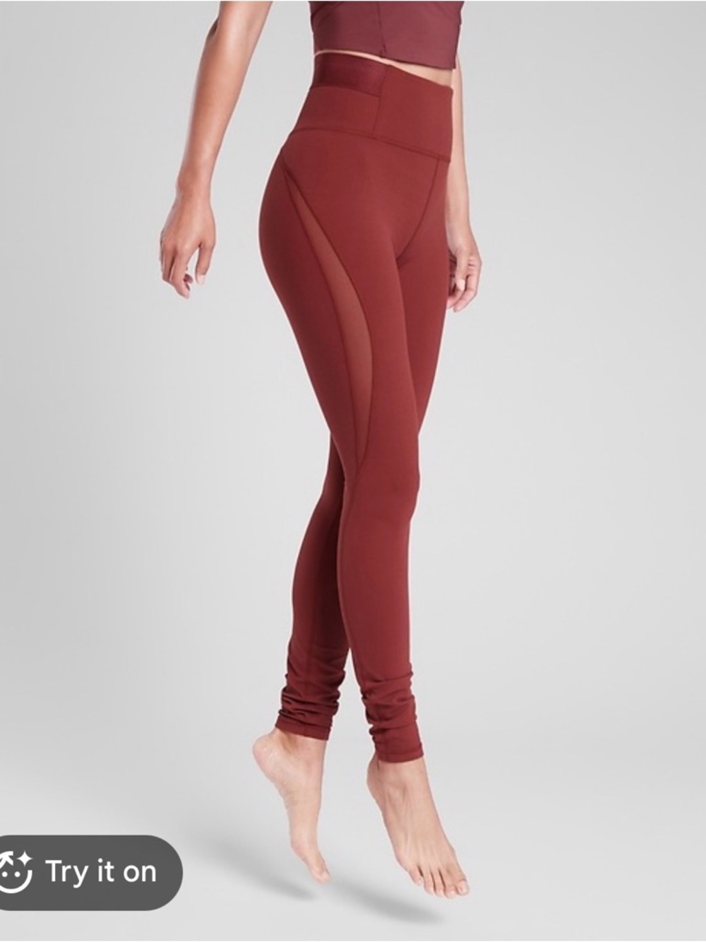 $98 Athleta Aura Heel Leggings size small